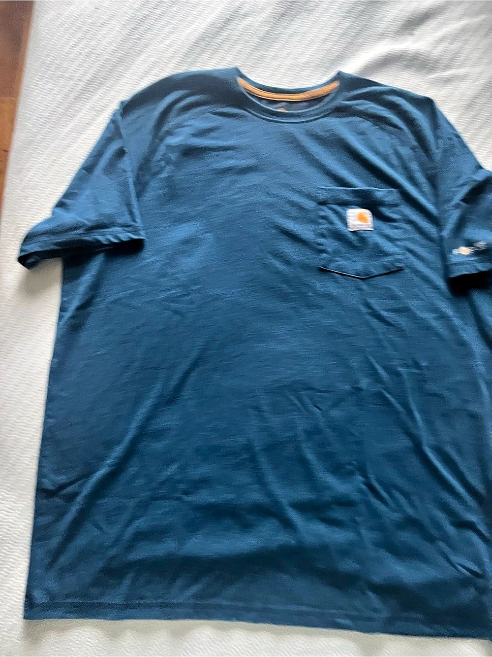 Carhartt Men's Relaxed Fit Short-Sleeve Pocket T-Shirt Blue XL